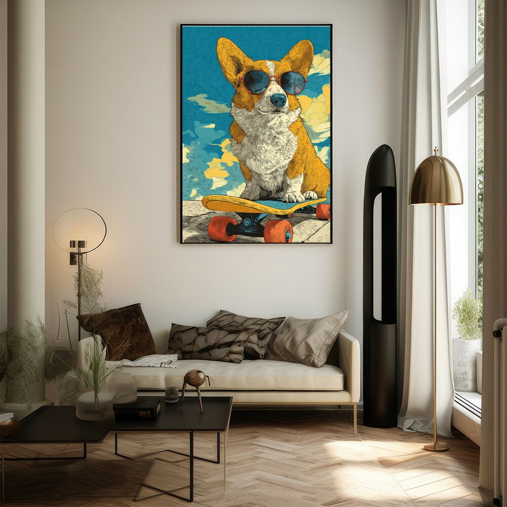 B3サイズ（約36x51cm）】【lm-poster-1930】【フレーム付き】カラフル