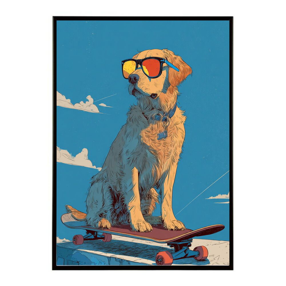 A2サイズ（約42x59cm）】【lm-poster-1932】【フレーム付き】カラフル