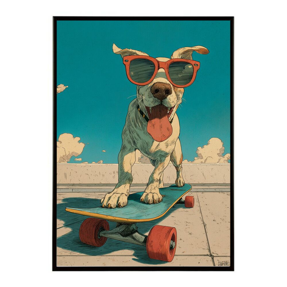 B2サイズ（約51x73cm）】【lm-poster-1934】【フレーム付き】カラフル