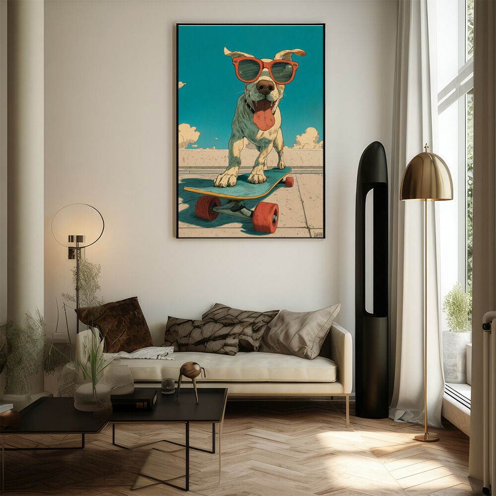 B2サイズ（約51x73cm）】【lm-poster-1934】【フレーム付き】カラフル