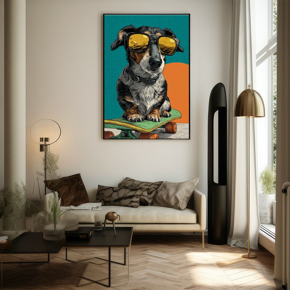 B2サイズ（約51x73cm）】【lm-poster-1937】【フレーム付き】カラフル