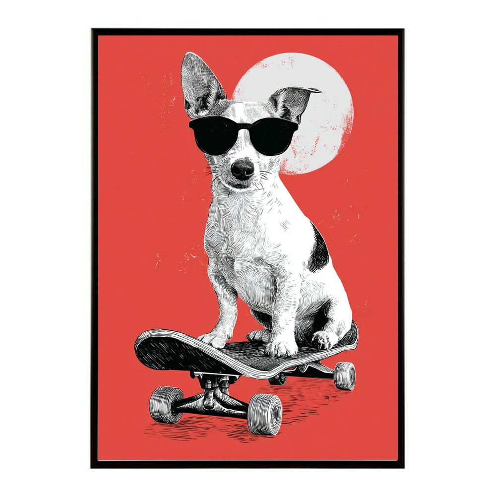 A Dog's /A Cat's イラスト大判ABCポスター/ポスター用円筒容器 A Dog's /A Cat's イラスト大判ABCポスター/ポスター用円筒容器 楽天