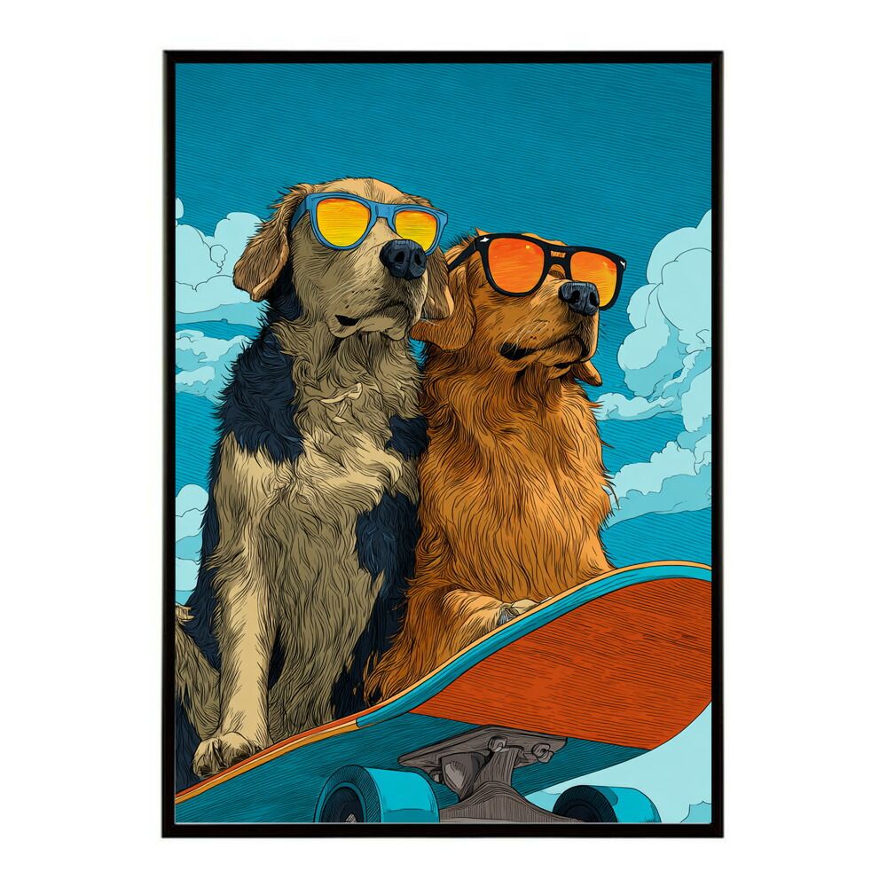 B2サイズ（約51x73cm）】【lm-poster-1949】【フレーム付き】カラフル