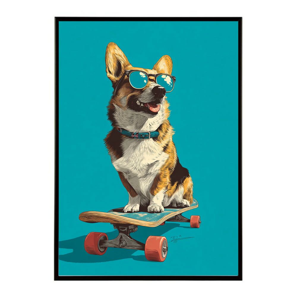 B2サイズ（約51x73cm）】【lm-poster-1959】【フレーム付き】カラフル