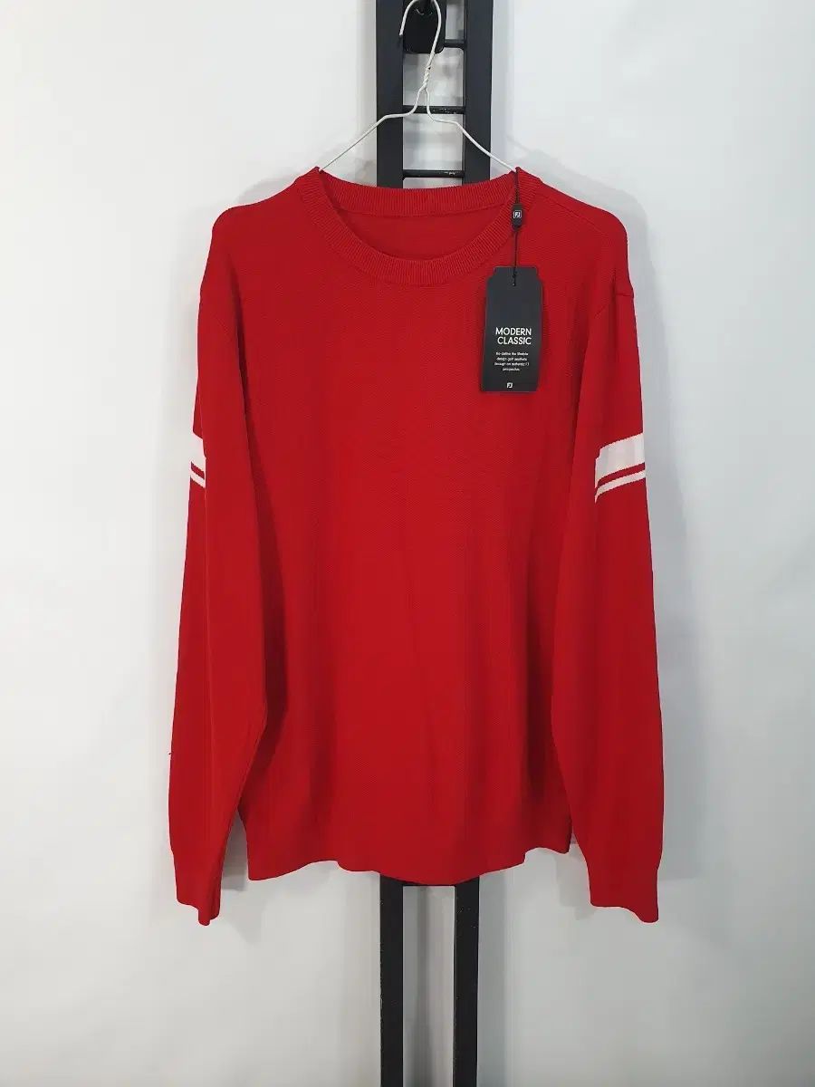 FootJoy フットジョイ ニット クルーネック ラウンド ゴルフ セーター レッド xl