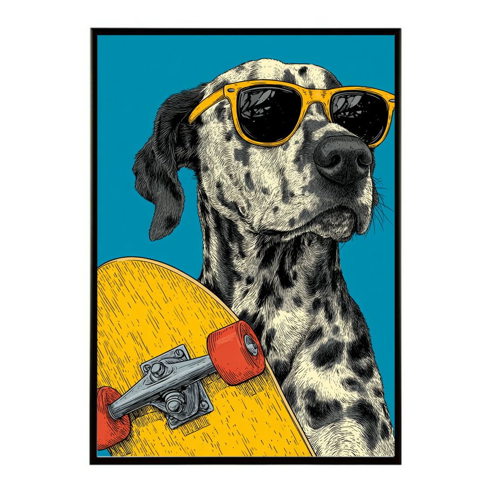 B2サイズ（約51x73cm）】【lm-poster-1957】【フレーム付き】カラフル