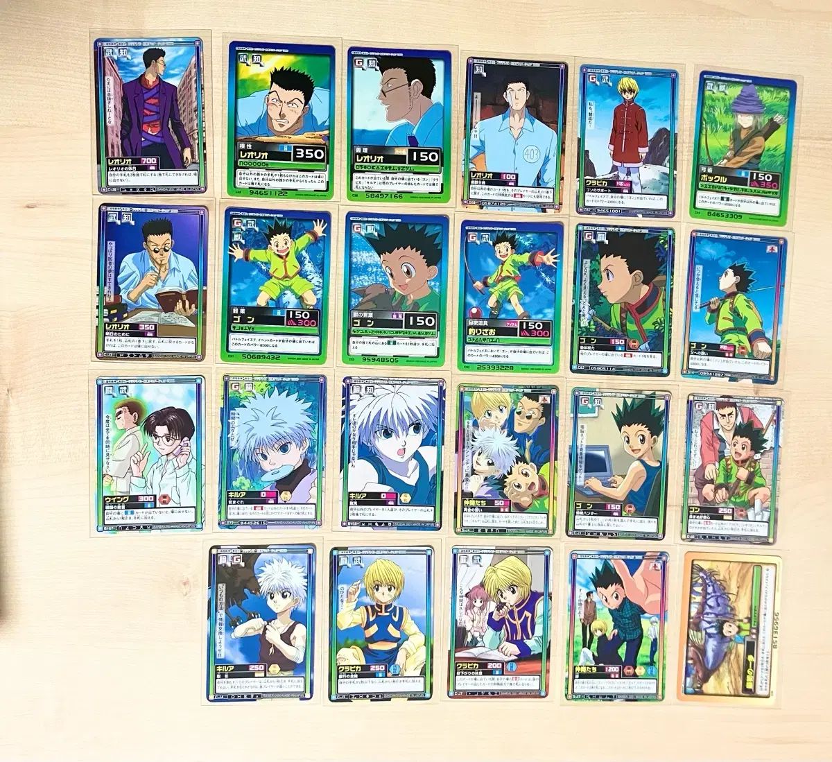 HUNTER 古典 グッズ 旧作 カード ゴン キルア クラピカ レオリオ