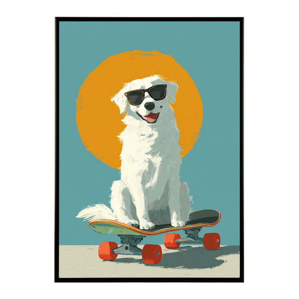 B2サイズ（約51x73cm）】【lm-poster-1973】【フレーム付き】カラフル