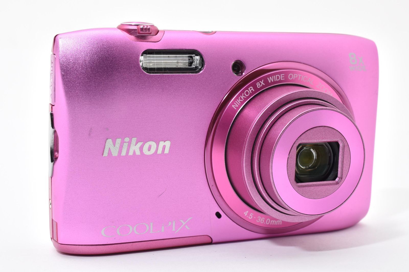 4694M ニコン Nikon 小売業者 COOLPIX S3600 ピンク デジタルカメラ