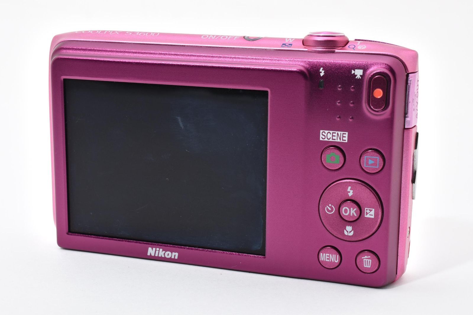 4694M ニコン Nikon 小売業者 COOLPIX S3600 ピンク デジタルカメラ