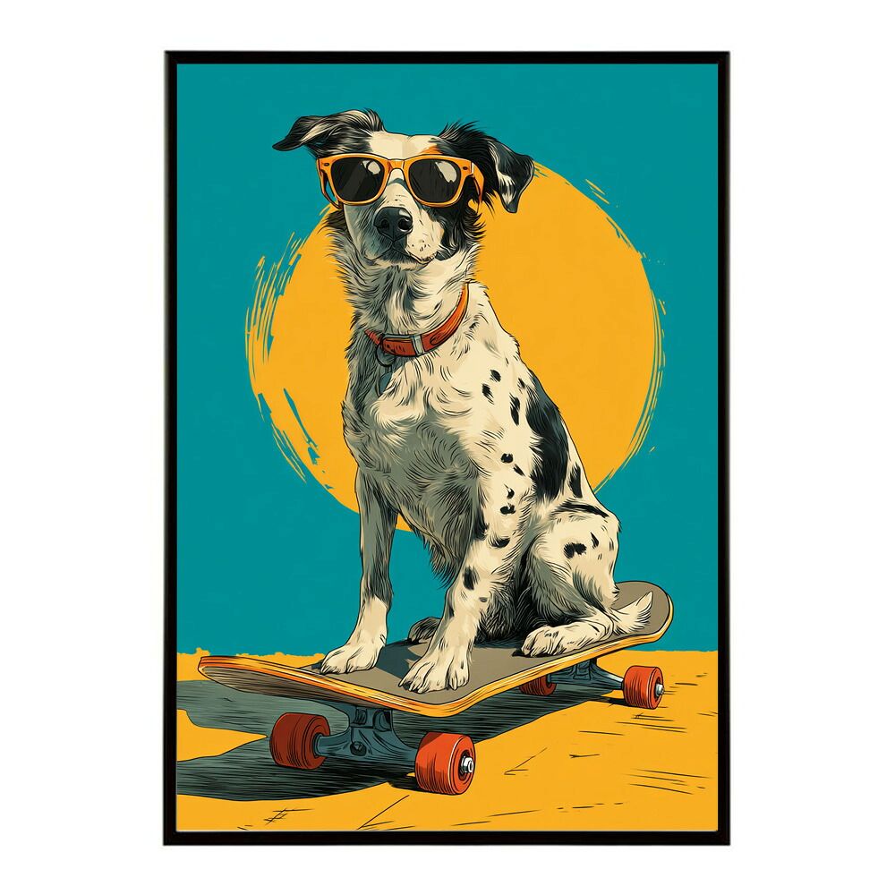 B2サイズ（約51x73cm）】【lm-poster-1975】【フレーム付き】カラフル