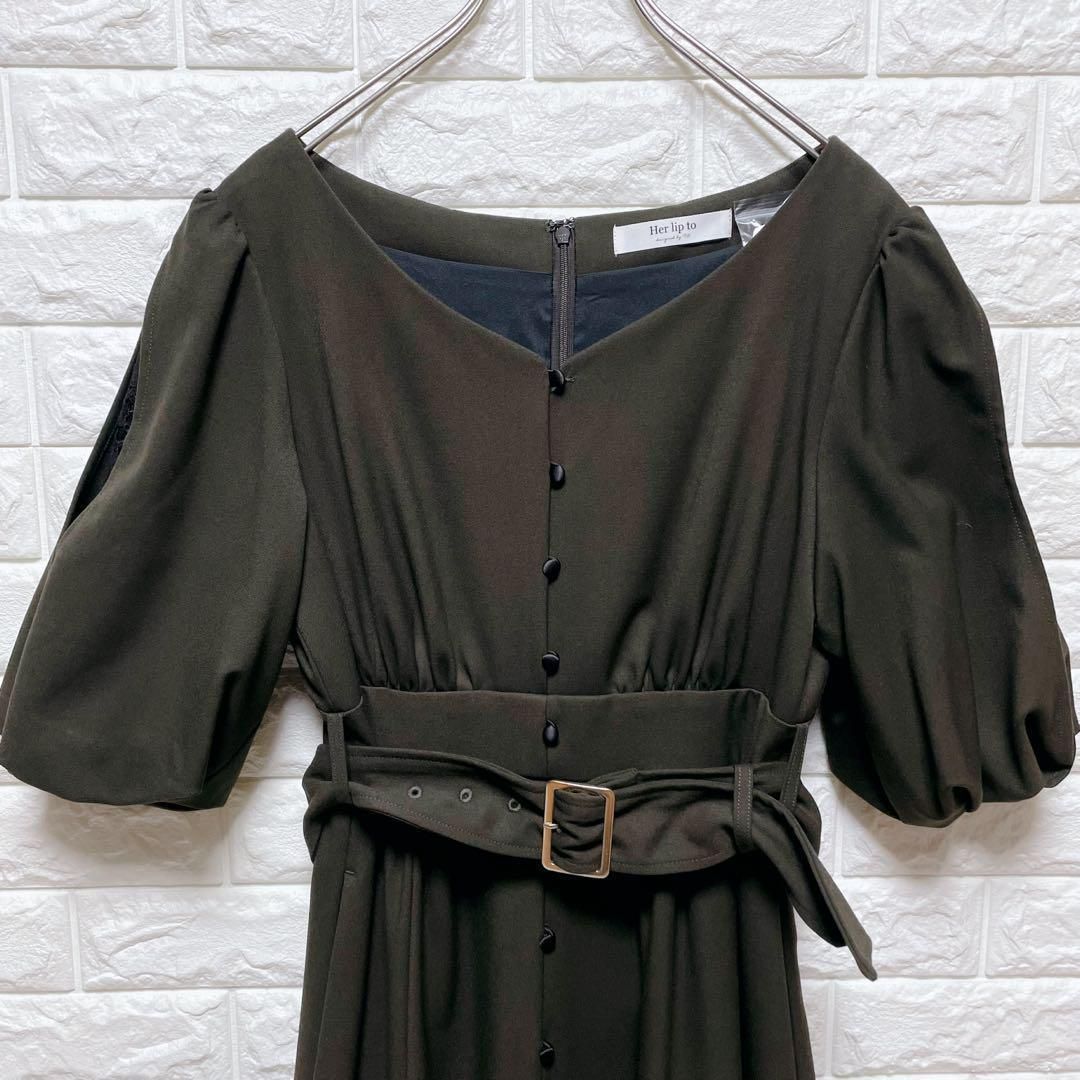 アウトレット】Her lip to inner Lace Sleave One-Piece - メルカリ