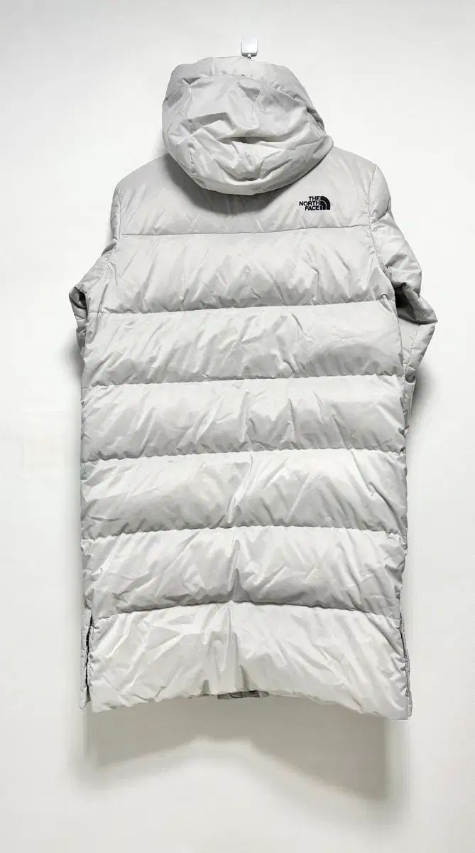 THE NORTH FACE ザノースフェイス キッズ キー ドライ イベント ガチョウの羽 ダウンジャケット ロング丈 160 ライトグレー