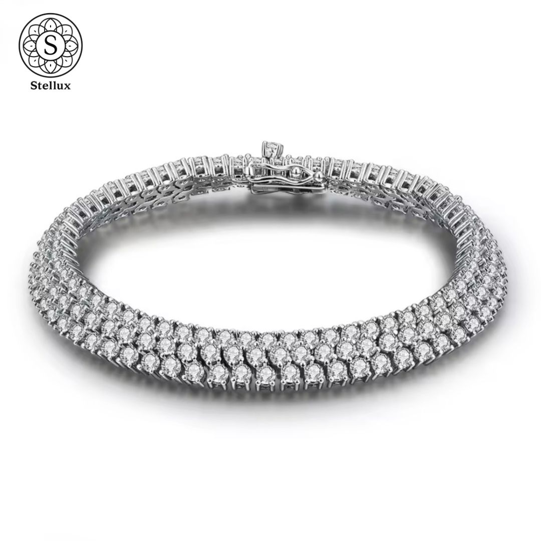 最旬トレンドの本命ジュエリー】DカラーVVS1モアサナイト・テニス