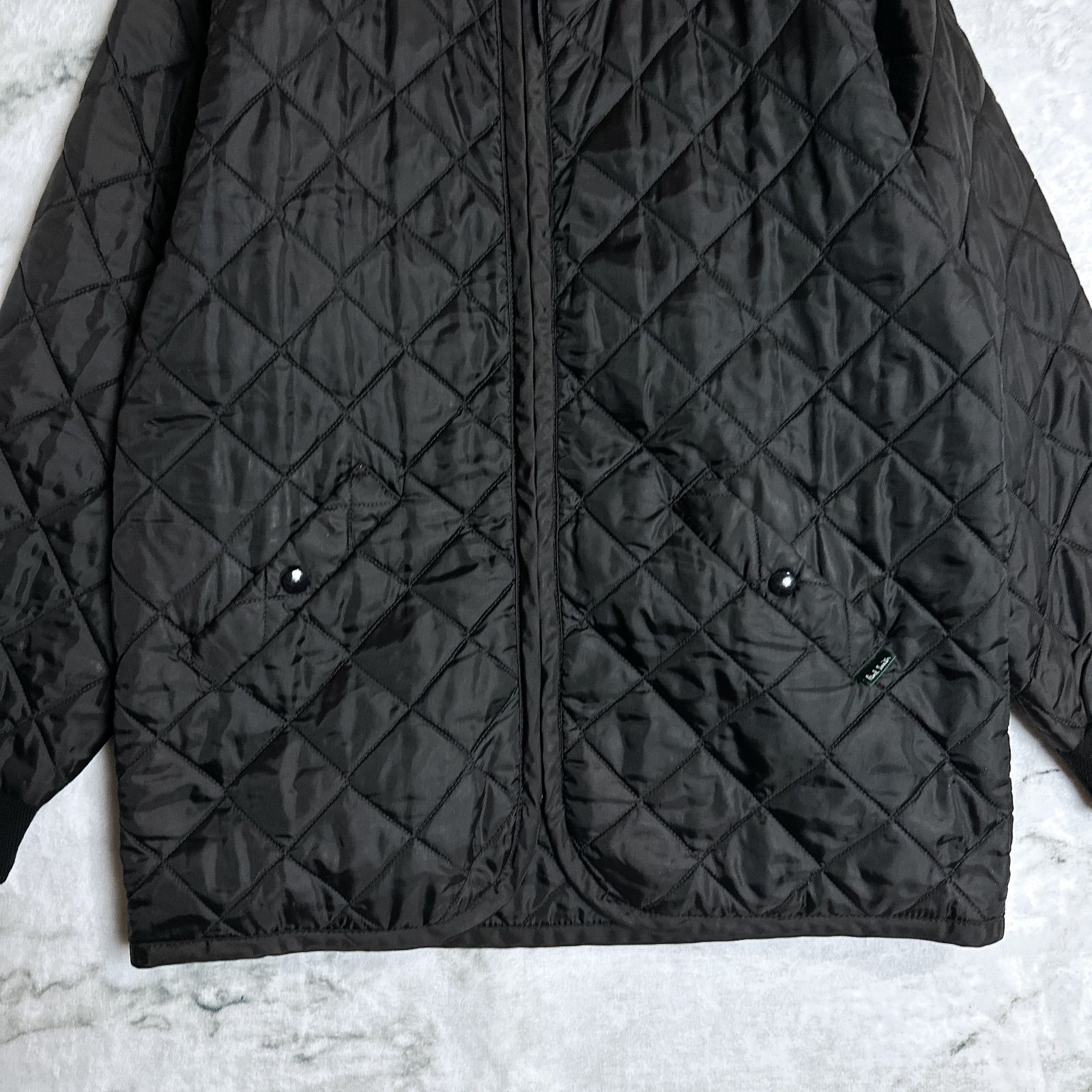 【超希少】イギリス製 ポールスミス × ラベンハム M キルティングジャケット Paul Smith × LAVENHAM キルティングジャケット Mサイズ ブラック 黒