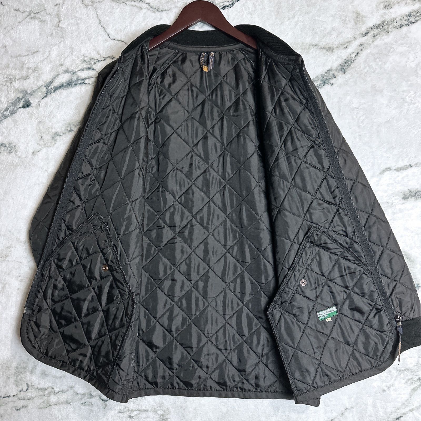 Paul Smith × LAVENHAM キルティングジャケット Mサイズ ブラック 黒