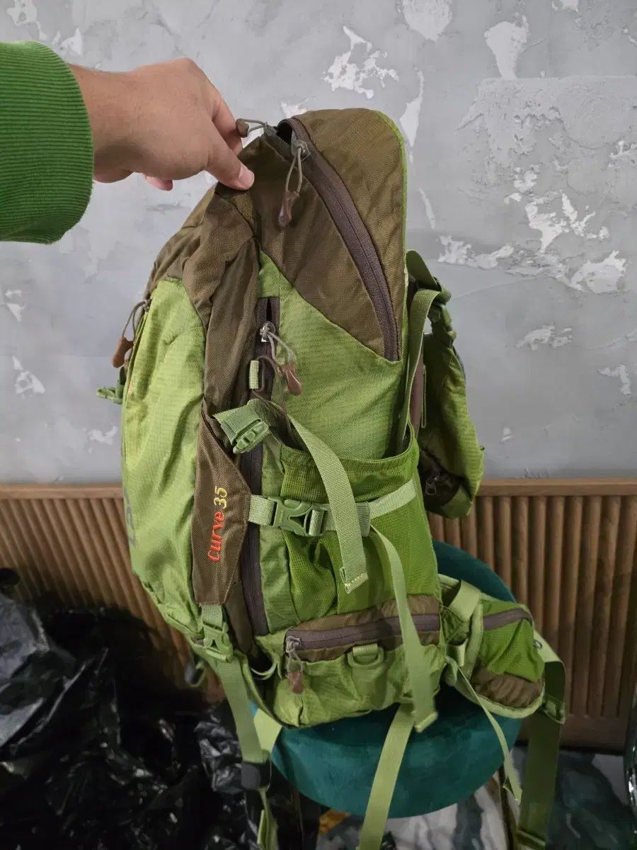 登山リュック グリーン