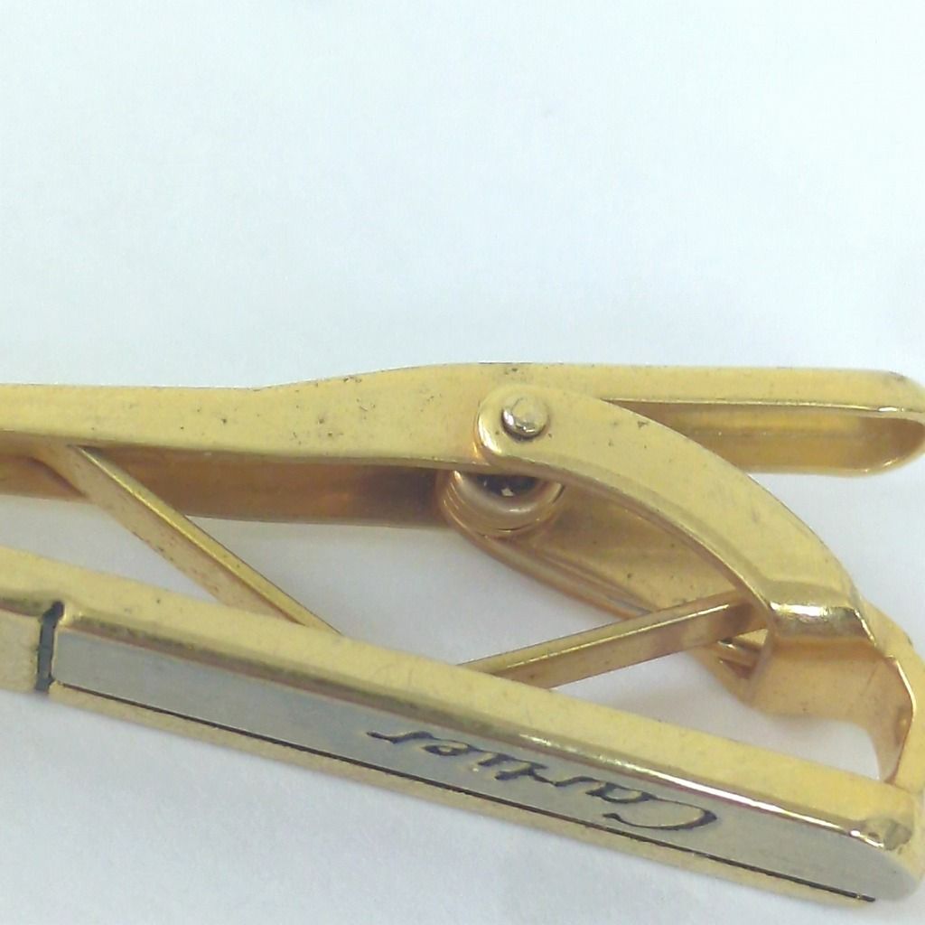 Cartier 売れ筋 カルティエ ネクタイピン ロゴ 24KGF カルティエ