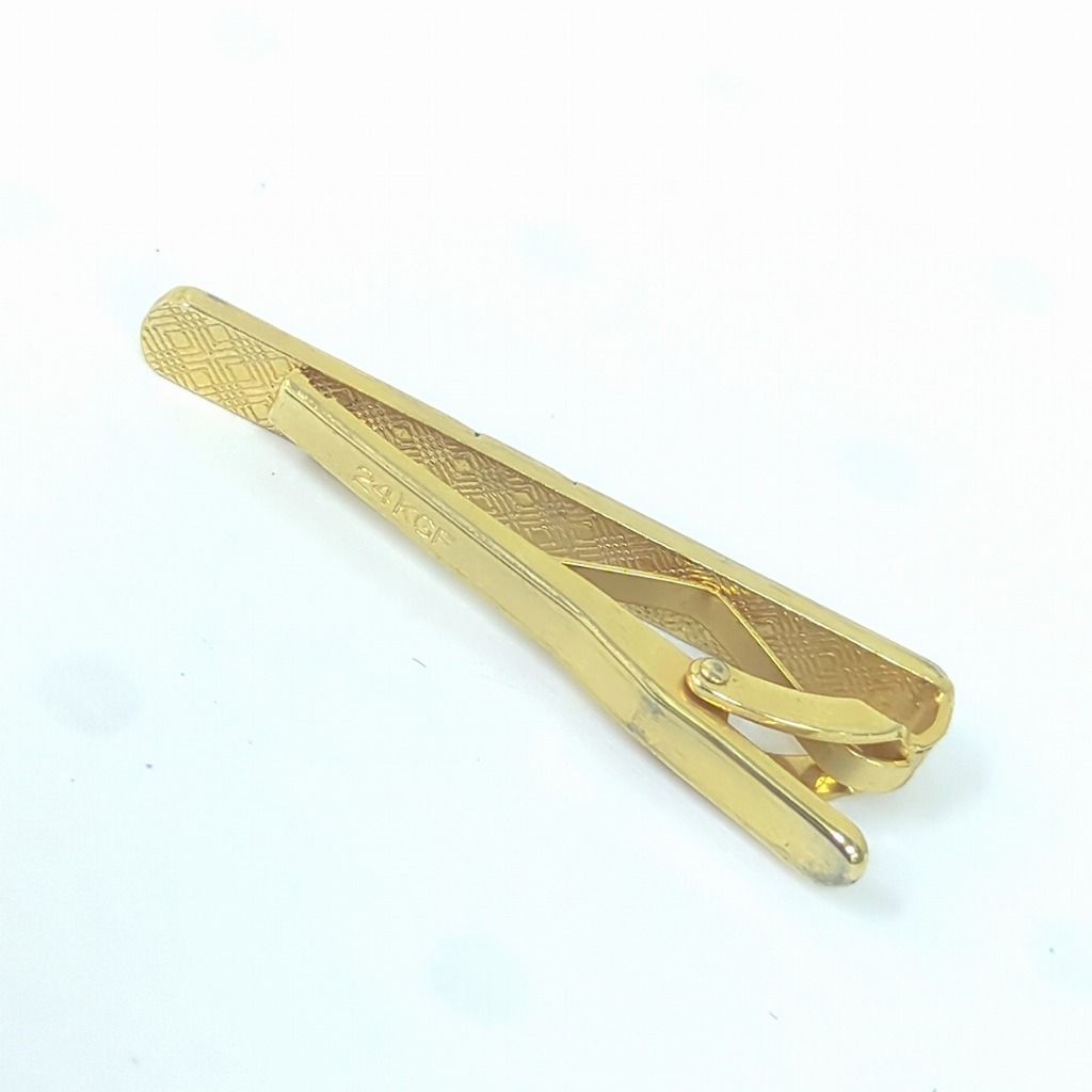 Cartier 売れ筋 カルティエ ネクタイピン ロゴ 24KGF カルティエ