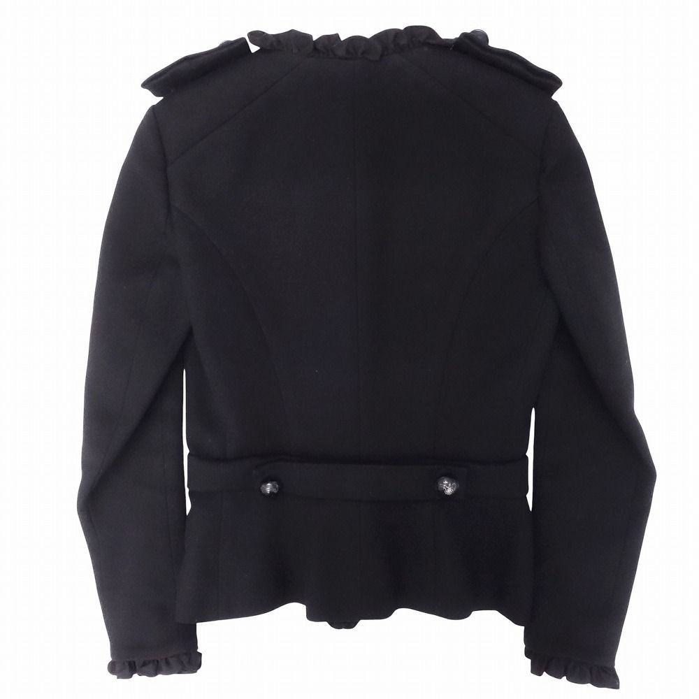 00s BALENCIAGA バレンシアガ ニコラ期 フリル パイピング ノーカラー