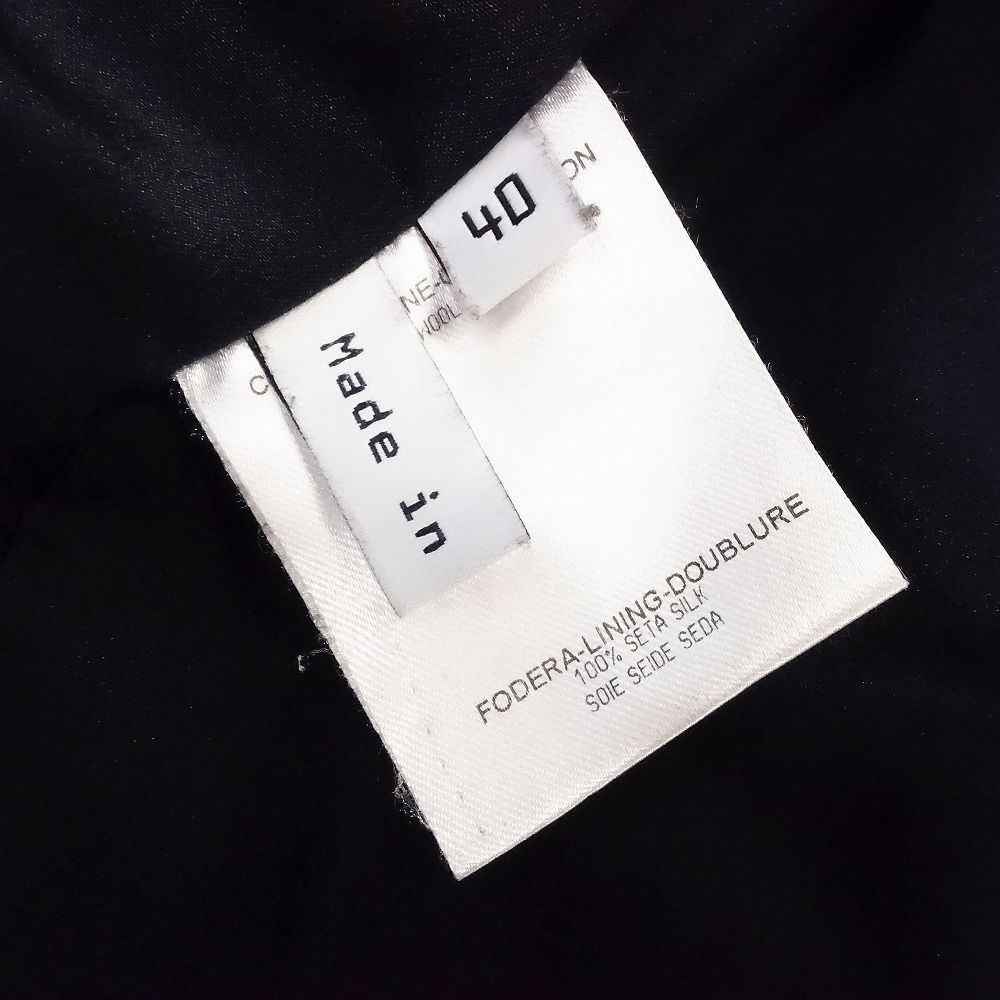 00s BALENCIAGA バレンシアガ ニコラ期 フリル パイピング ノーカラー