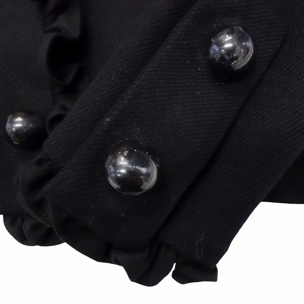 00s BALENCIAGA バレンシアガ ニコラ期 フリル パイピング ノーカラー