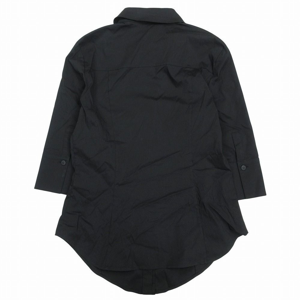 FOXEY フォクシー 27768 タイト ストレッチ シャツ ブラウス 長袖 