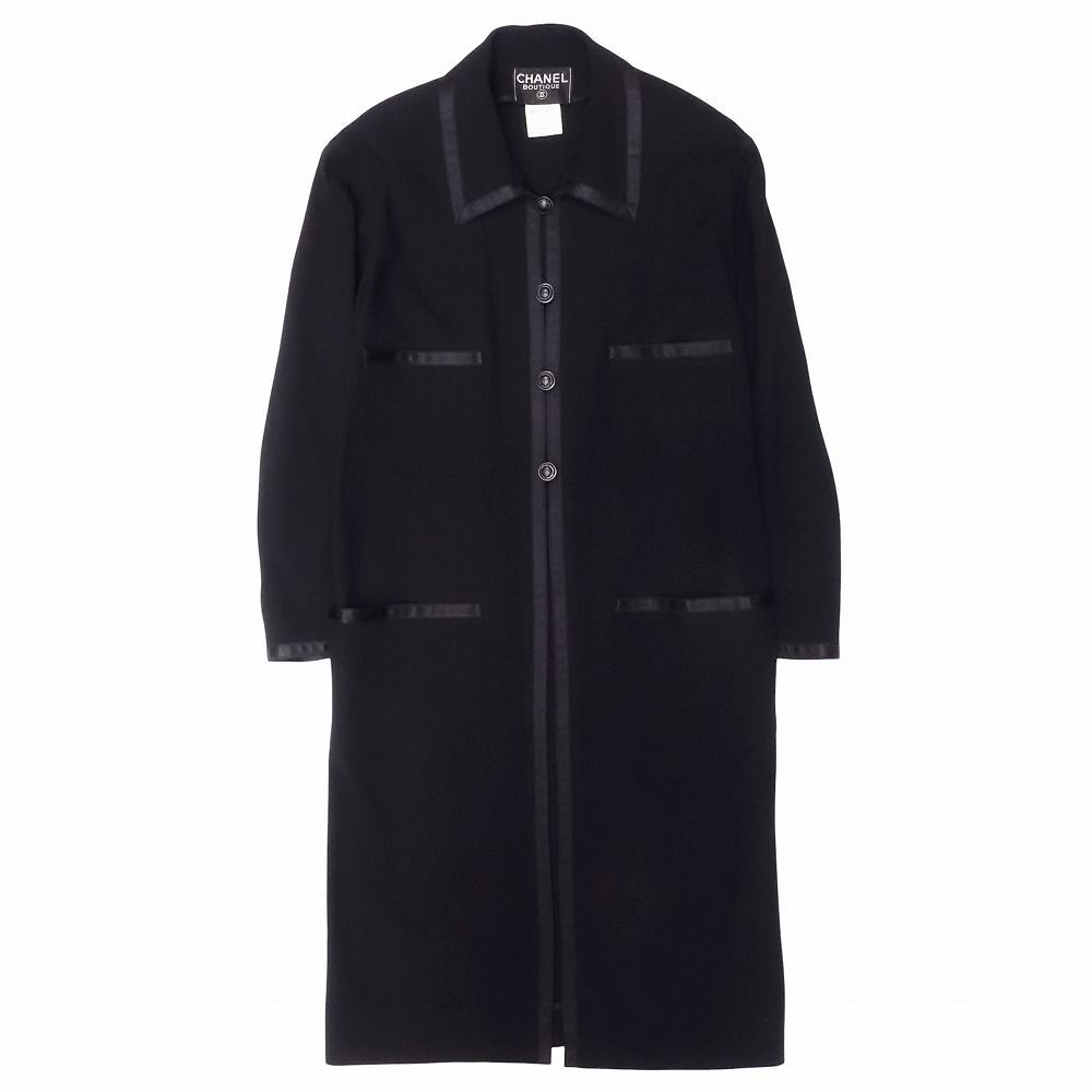CHANEL シャネル 97A ヴィンテージコート/ロングコート 38 美品 Vintage CHANEL シャネル 97A ロング コート ジャケット