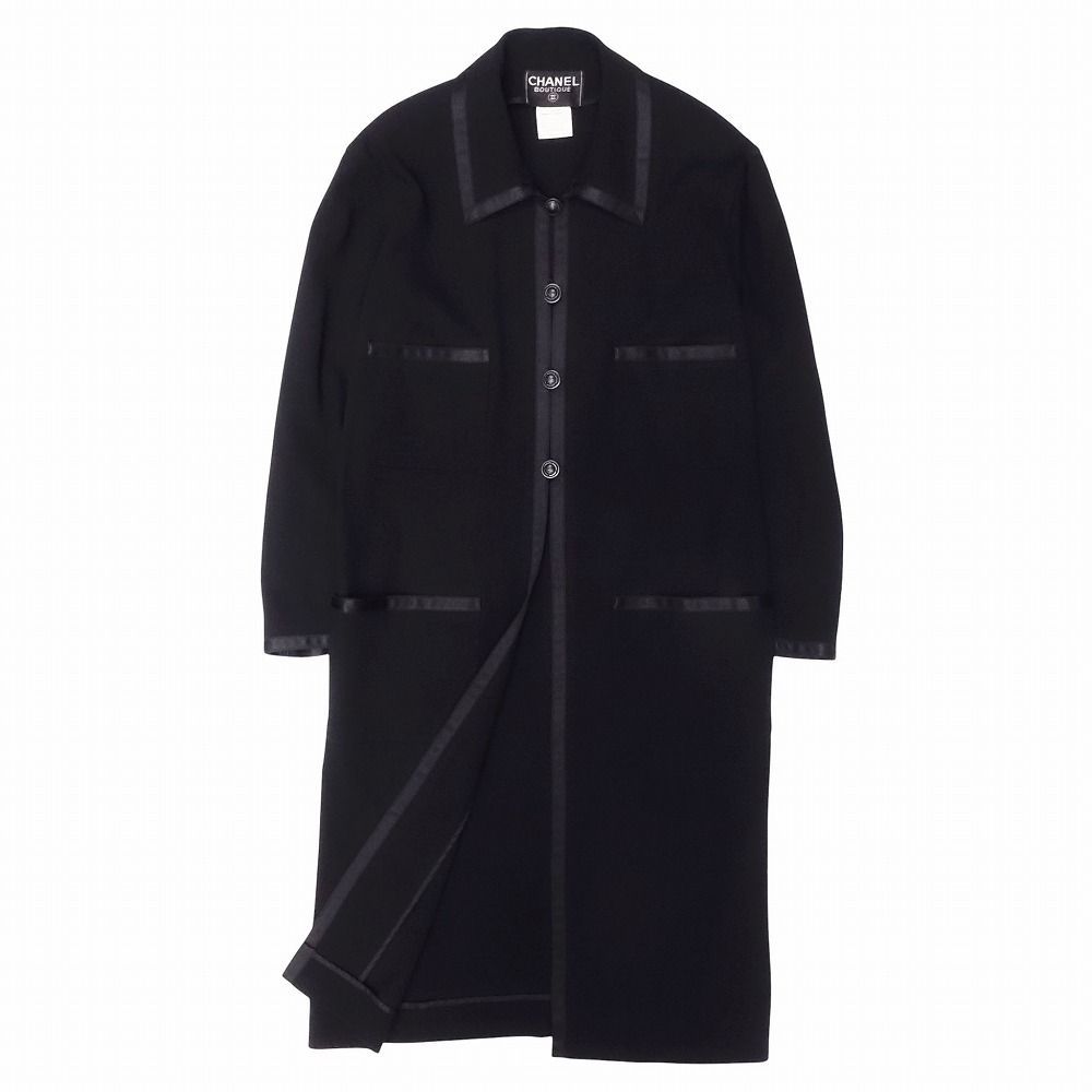 美品 Vintage CHANEL シャネル 97A ロング コート ジャケット