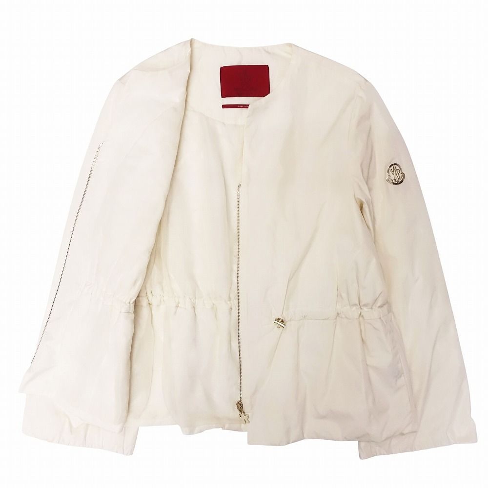 極美品 MONCLER GAMME ROUGE モンクレール ガムルージュ ノーカラー