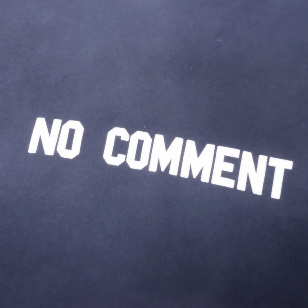 22ss BALENCIAGA バレンシアガ ノーコメント ロゴ フーディ パーカー