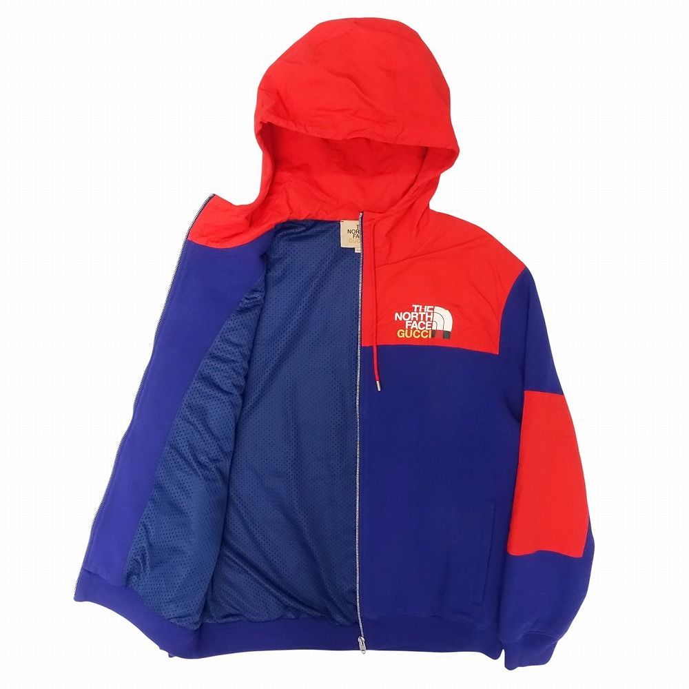 美品 21aw GUCCI×THE NORTH FACE グッチ ノースフェイス ナイロン 