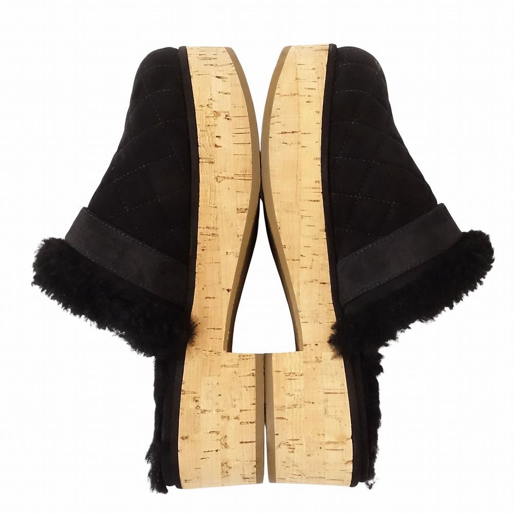 良品 CHANEL シャネル クロッグ ターンロック ココマーク マトラッセ