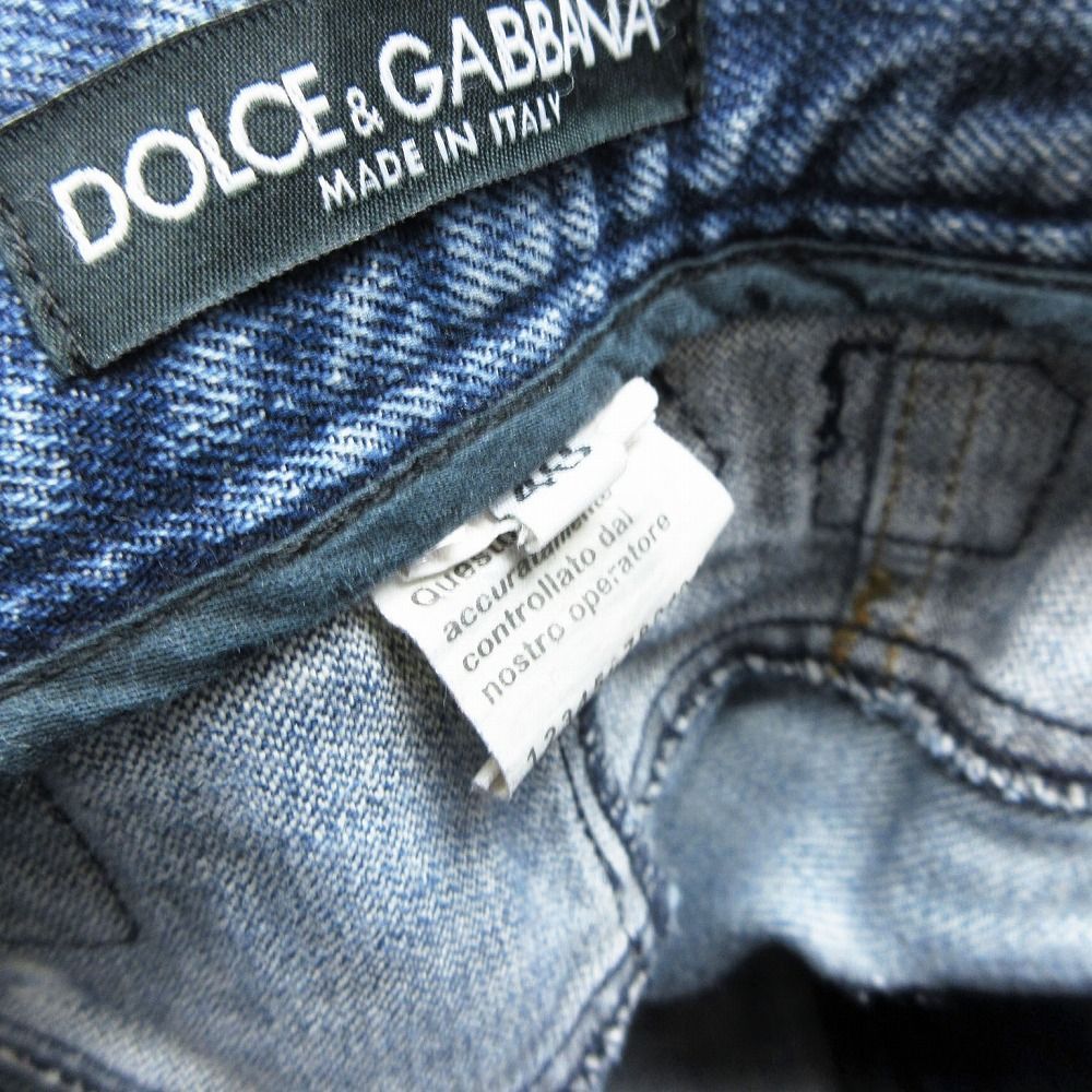 DOLCE&GABBANA ドルチェアンドガッバーナ パッチワークデニムパンツ 