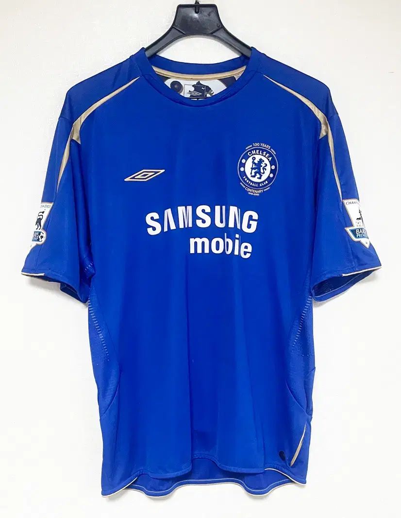 3XL) アンブロ チェルシー 05/06 100周年 HOME シャツ ランパード No 8