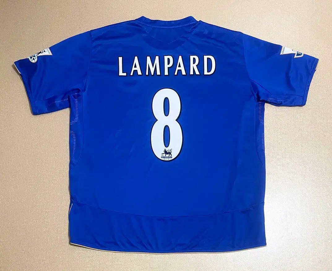 3XL) アンブロ チェルシー 05/06 100周年 HOME シャツ ランパード No 8