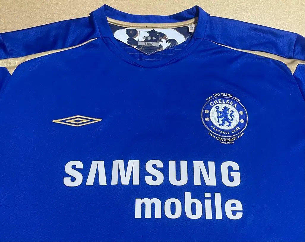 3XL) アンブロ チェルシー 05/06 100周年 HOME シャツ ランパード No 8