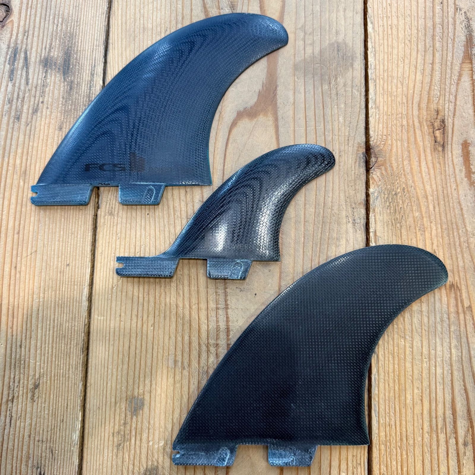 中古品 FCS2 フィン POWER TWIN パワーツイン サーフィン - メルカリ