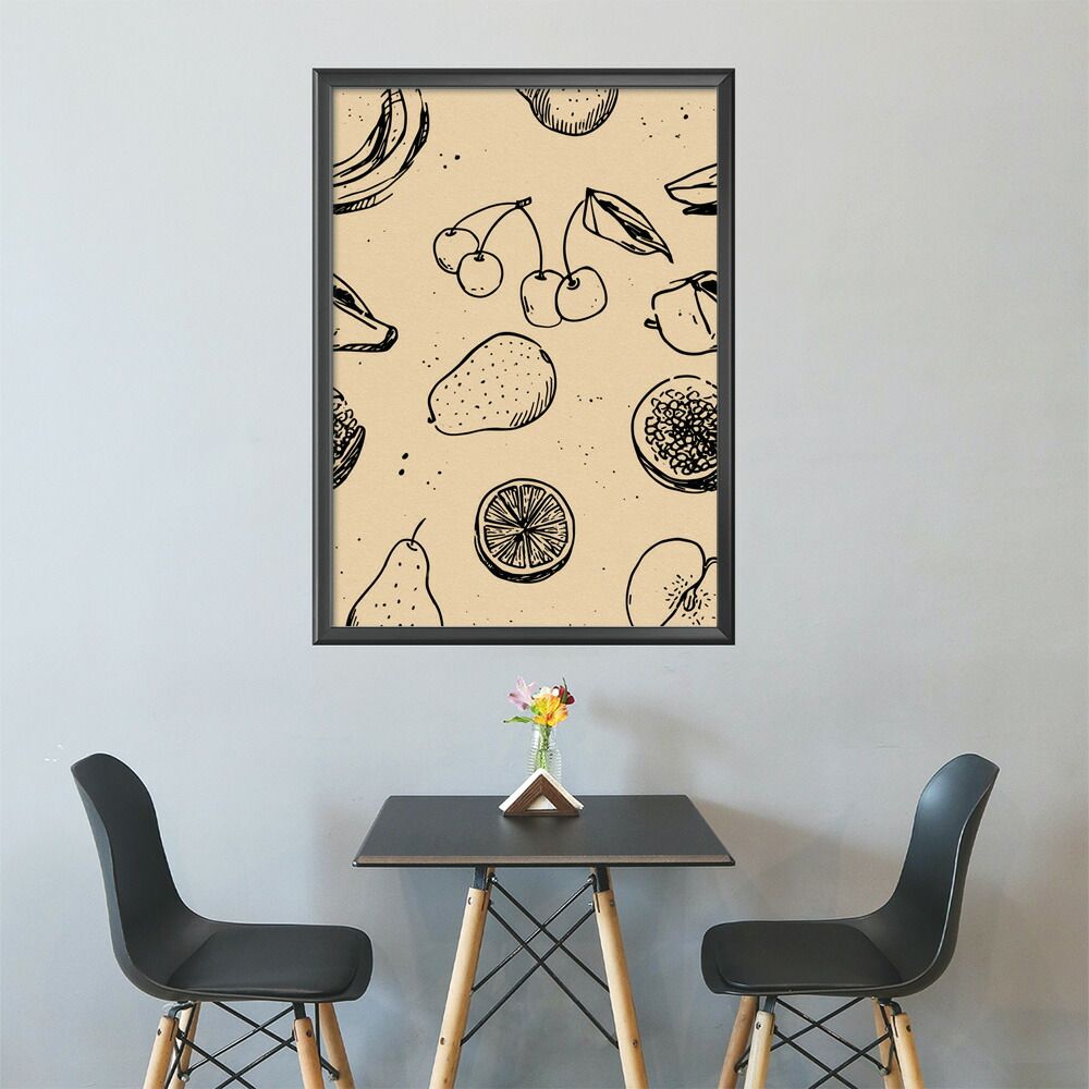 A1サイズ（約59x84cm）】【lm-poster-2137】【フレーム付き】フルーツ