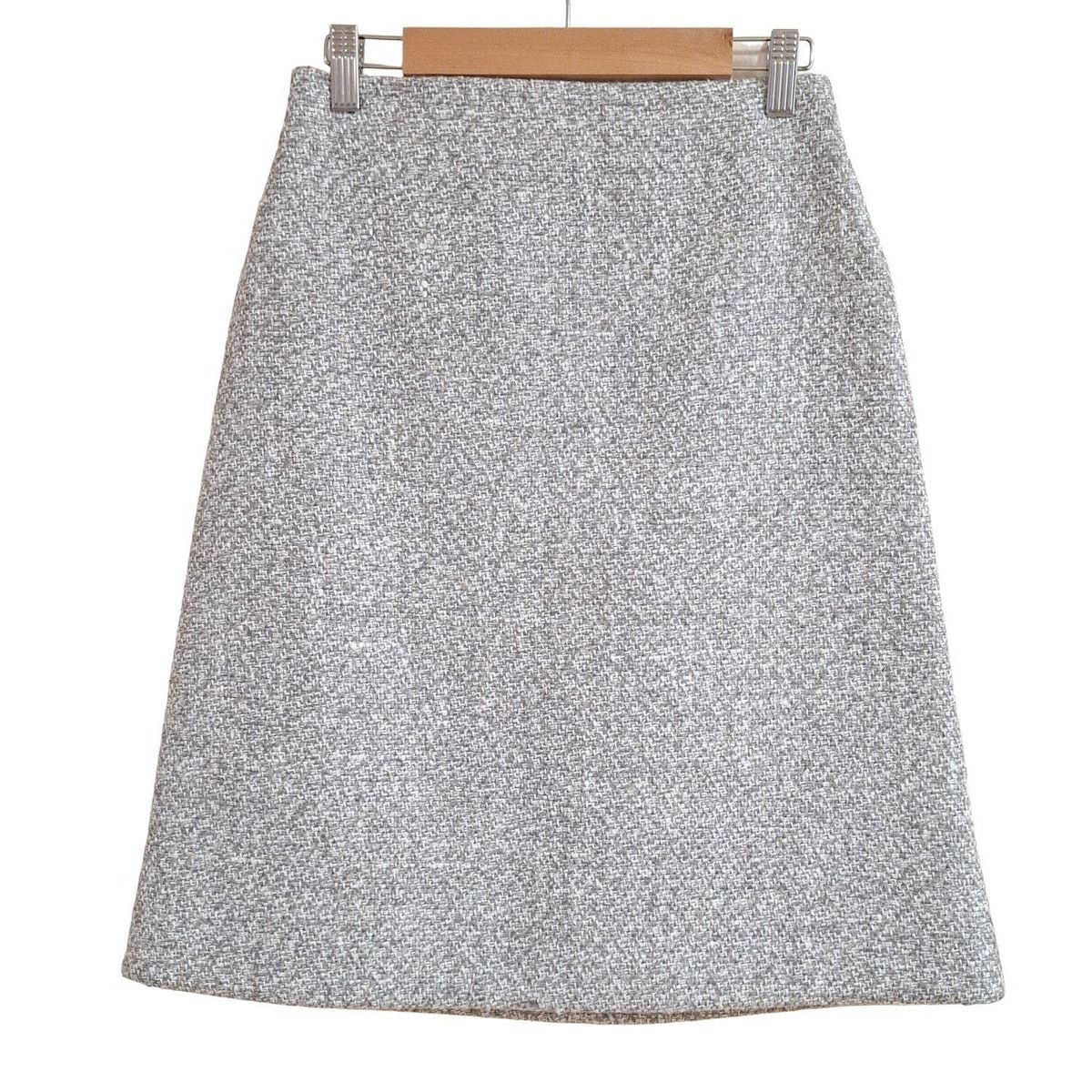 LOUIS VUITTON ルイヴィトン スカート サイズ34 S レディース - RW 182 B IHR FFSK 80 グレーベージュ×白×マルチ ひざ丈|ツイード