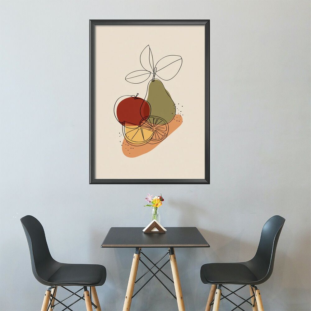 【内山田画廊】果物のポップアート DeCasa-Framed-222-Elena-Boils-