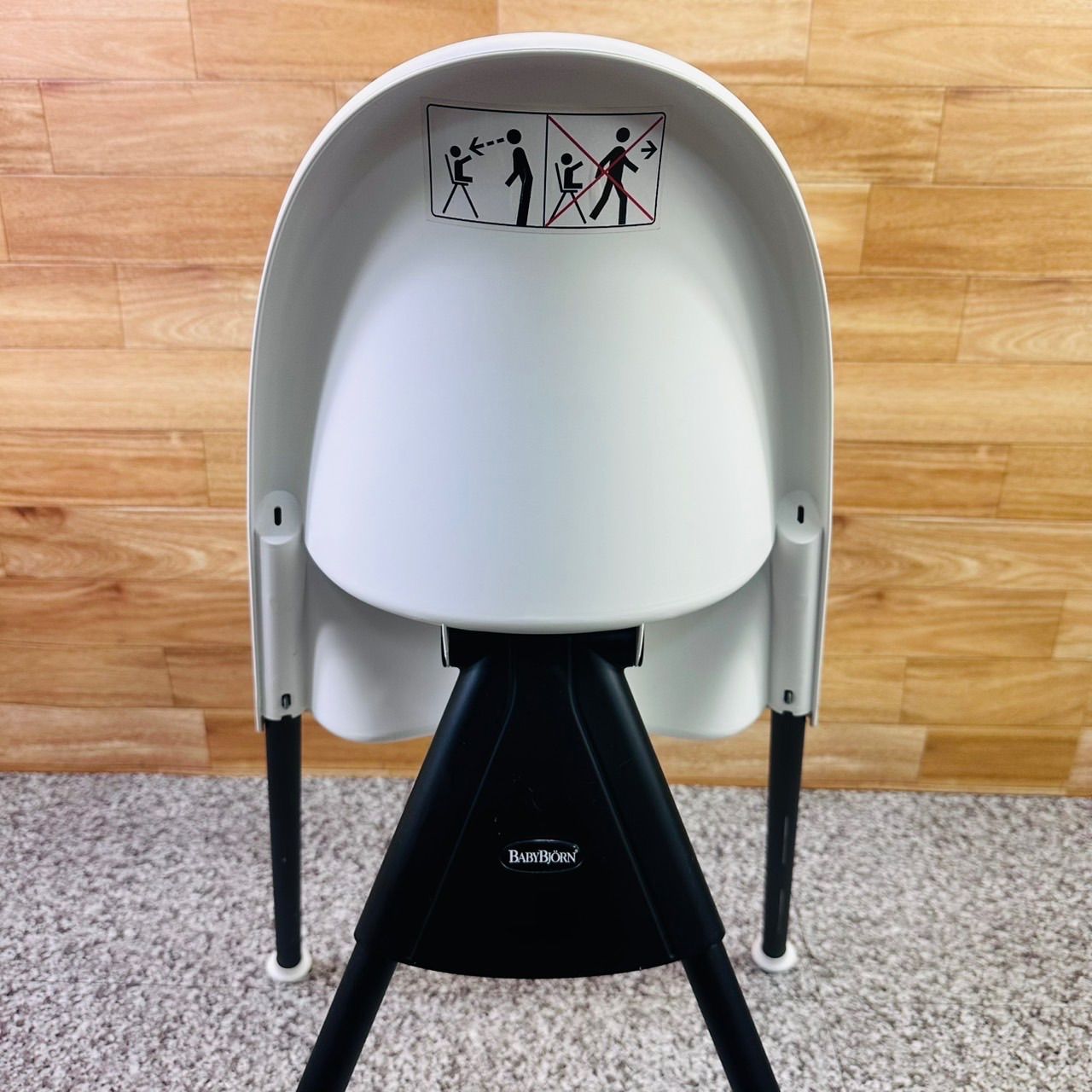  BABY BJORN ベビービョルン ハイチェア ホワイト テーブル付き 子供用椅子 ベビーラック チェア ベビー用家具