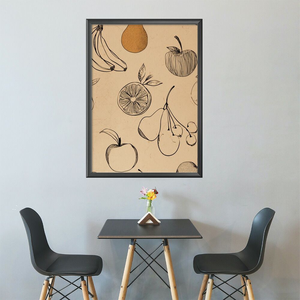A1サイズ（約59x84cm）】【lm-poster-2191】【フレーム付き】フルーツ