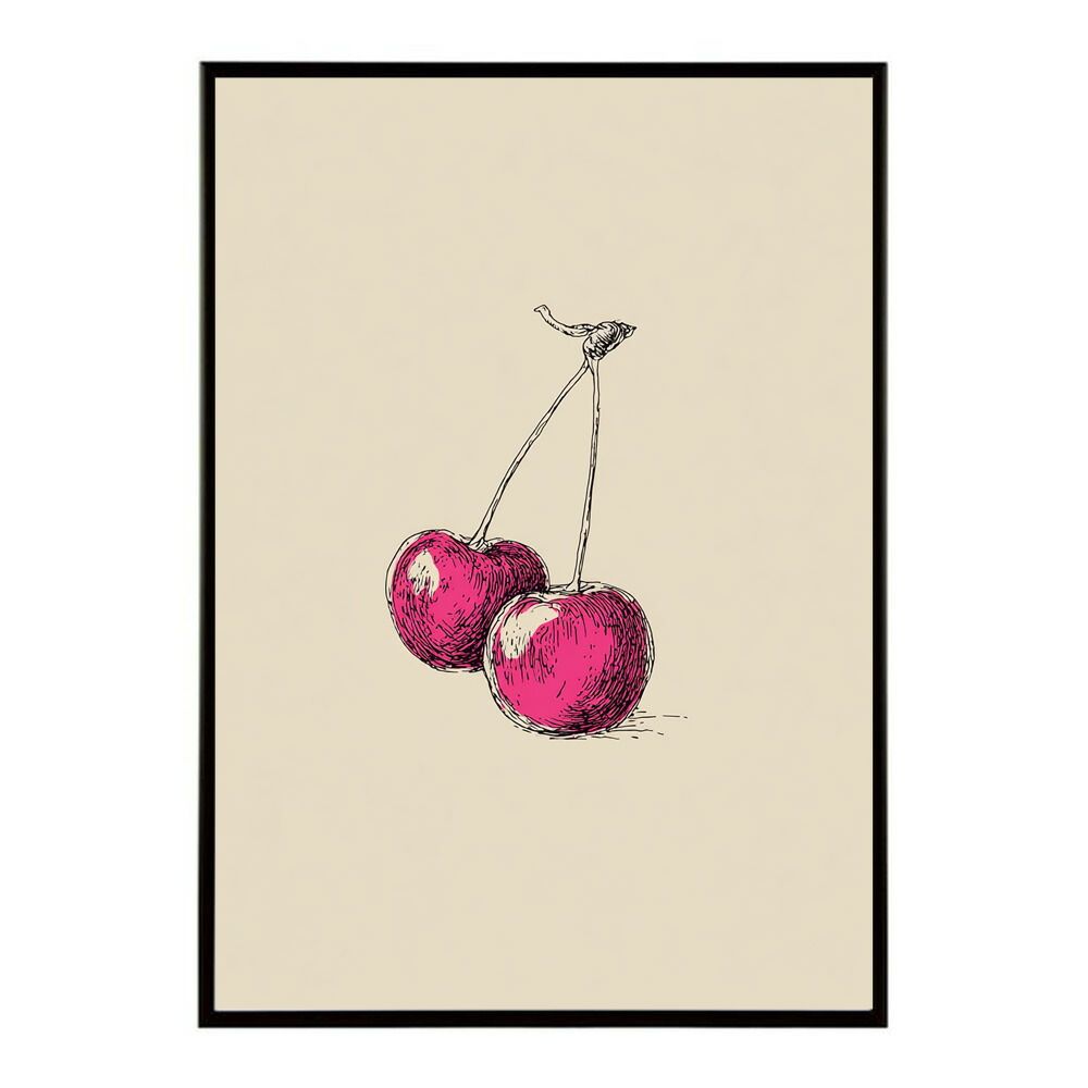 B4サイズ（約25x36cm）】【lm-poster-2202】【フレーム付き】フルーツ