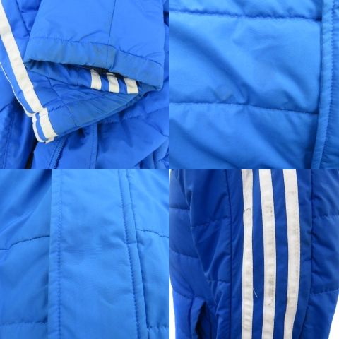 アディダス adidas ベンチコート ロング丈 ジップアップ 2way フード