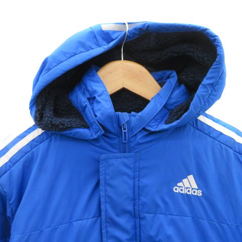 アディダス adidas ベンチコート ロング丈 ジップアップ 2way フード