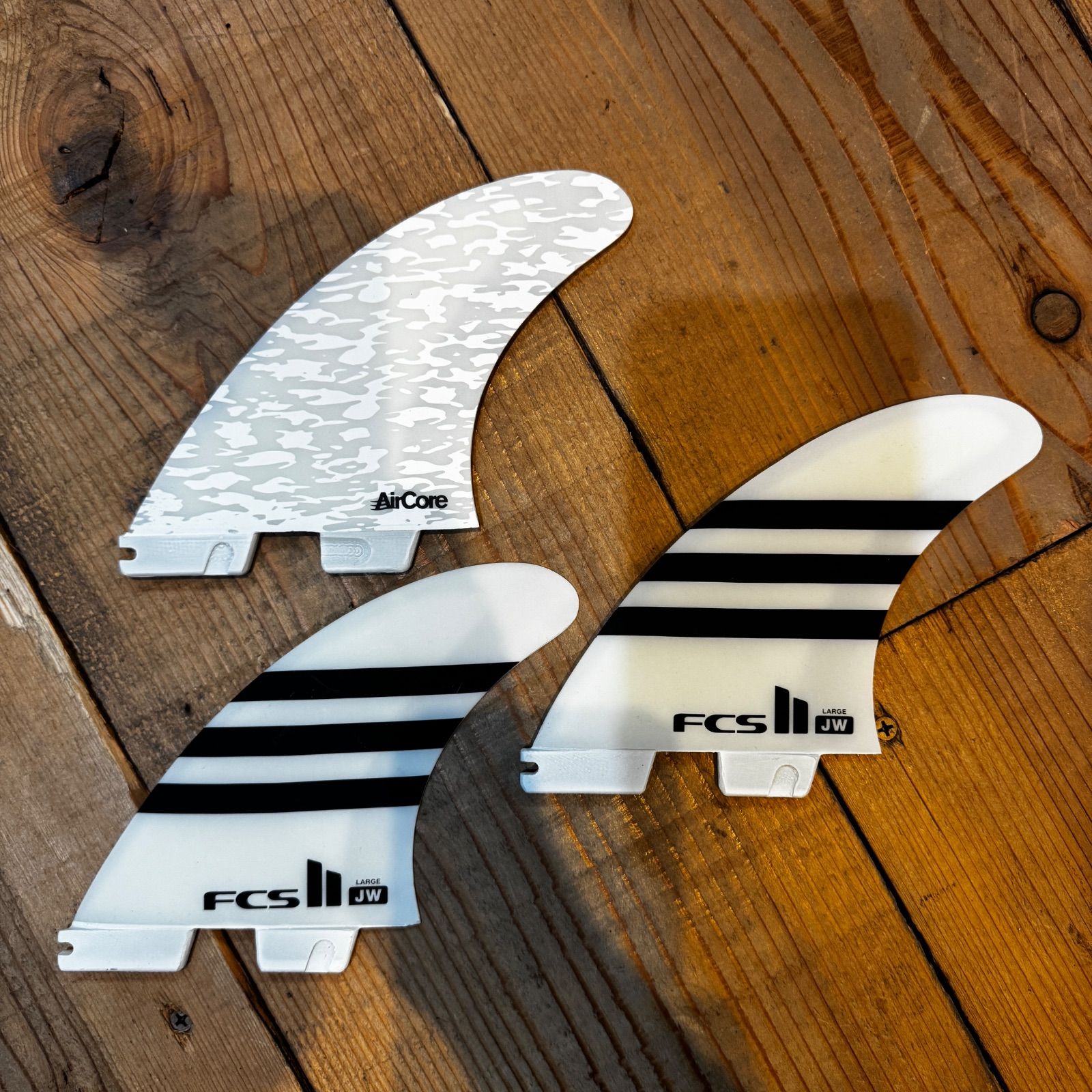 新品 FCS2 フィンJWジュリアンウィルソン Lサイズ AIRCORE エアコア 超