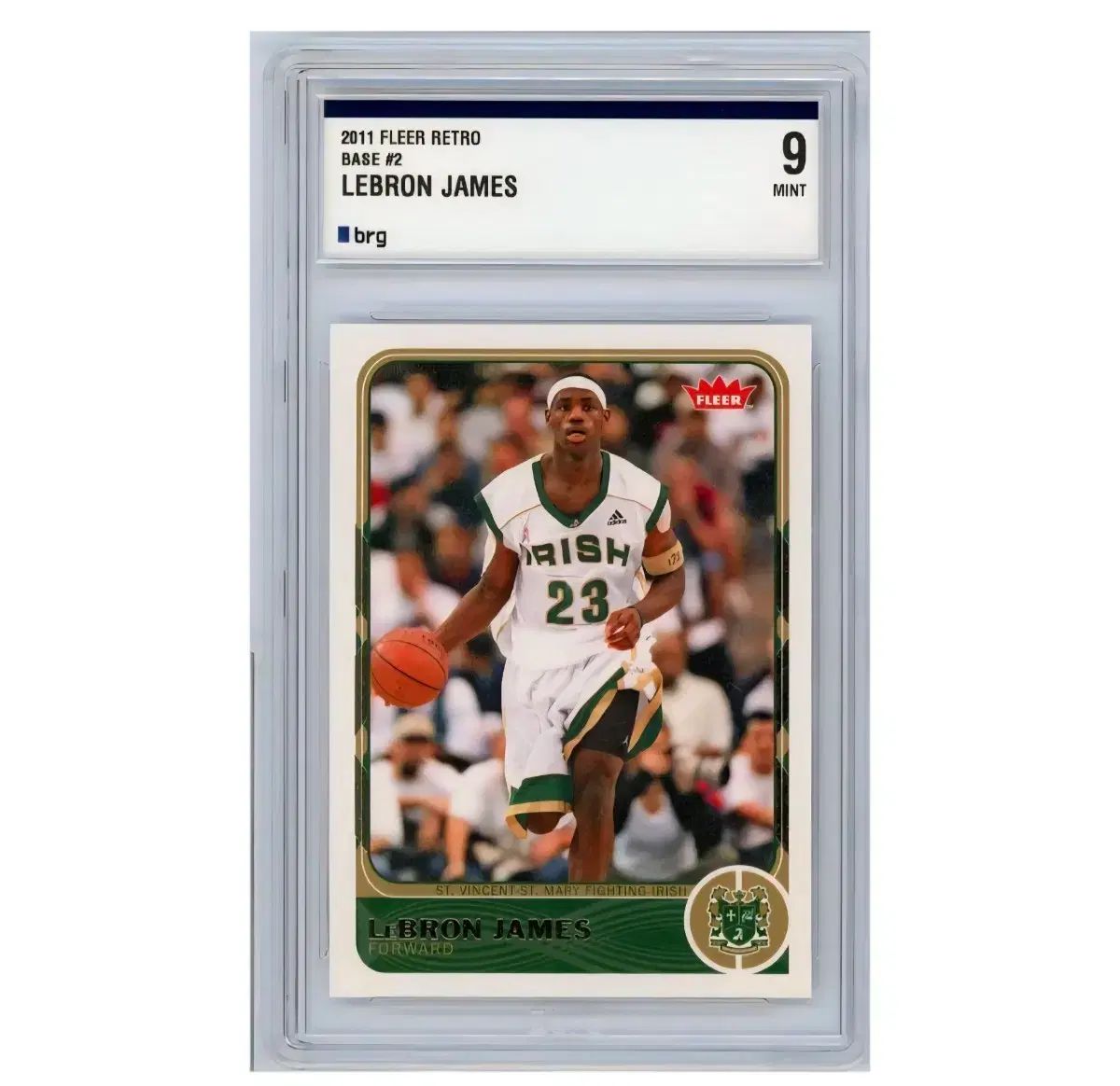 2011 レブロン ジェームス レトロ カード BRG 9