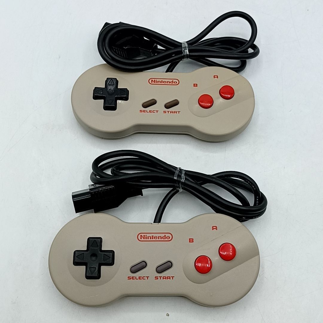 動作品】任天堂 ニューファミコン AV仕様 コントローラー2個 すぐに
