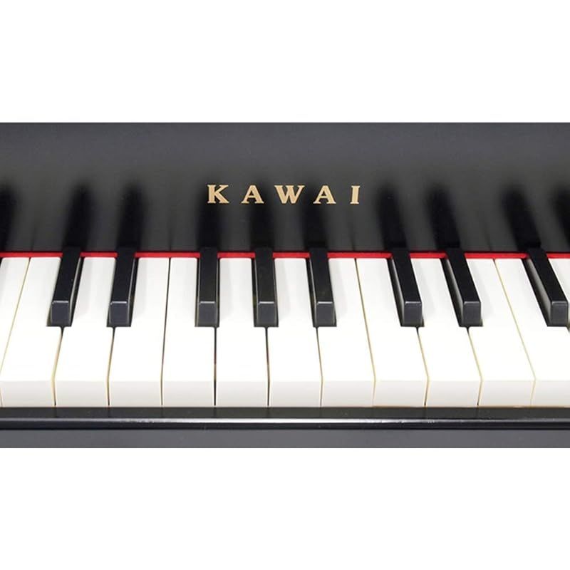 KAWAI グランドピアノ ブラック 1141 本体サイズ 425 450 205 mm 脚付き 蓋閉じ状態 0
